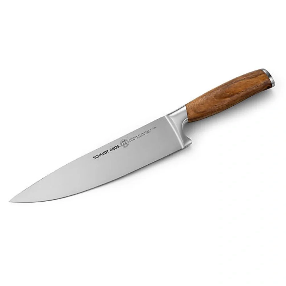 New!🇩🇪🔪👨‍🍳Crate&Barrel x Schmidt Brothers Zebra Wood 7-Pcs German Knife BlockSet
